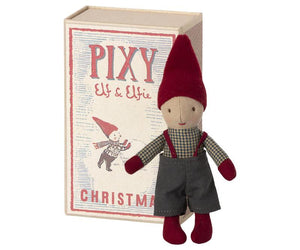 Maileg Pixy Elf in Matchbox - Boy