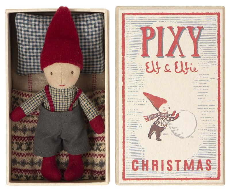Maileg Pixy Elf in Matchbox - Boy