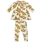 Milkbarn Bamboo and Organic Dress and Leggings Set