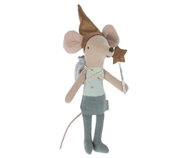 Maileg Tooth Fairy Mouse Blue - Matchbox