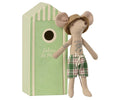 Maileg Beach Mouse - Dad in Cabin de Plage