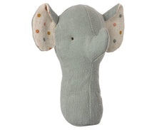 Load image into Gallery viewer, Maileg Lullaby Friends - Elephant Rattle | Light Dusty Blue
