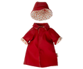 Maileg Rain coat with hat - Teddy Mum