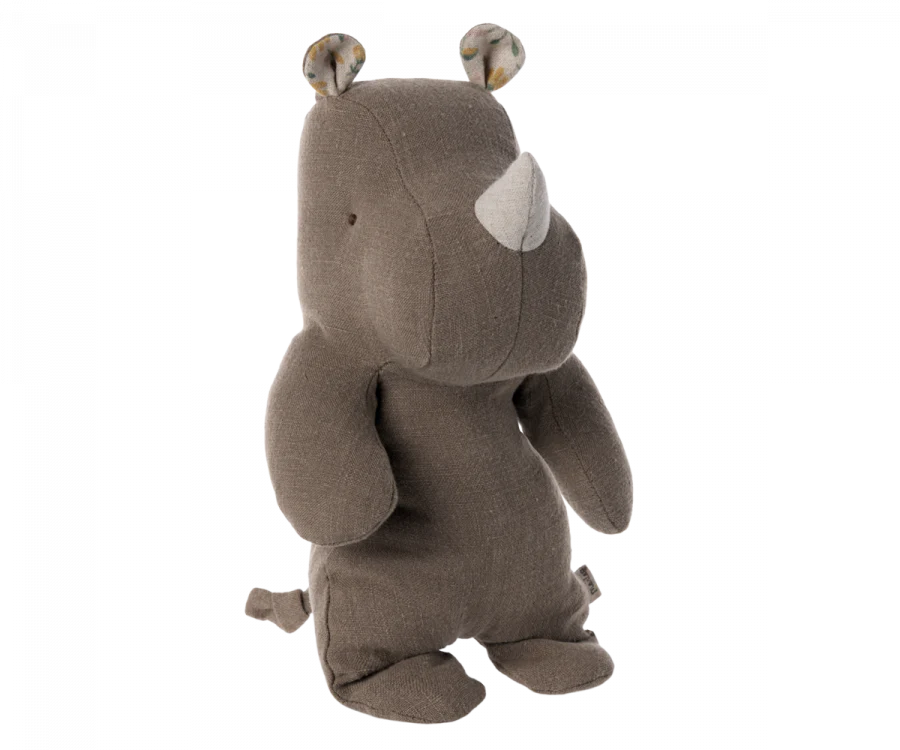 Maileg Safari Friends, Small Rhino | Chocolate