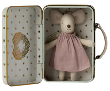 Load image into Gallery viewer, Maileg Angel Mouse in Suitcase
