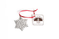 Handmade Pewter Snowflake Christmas Ornament - Style D