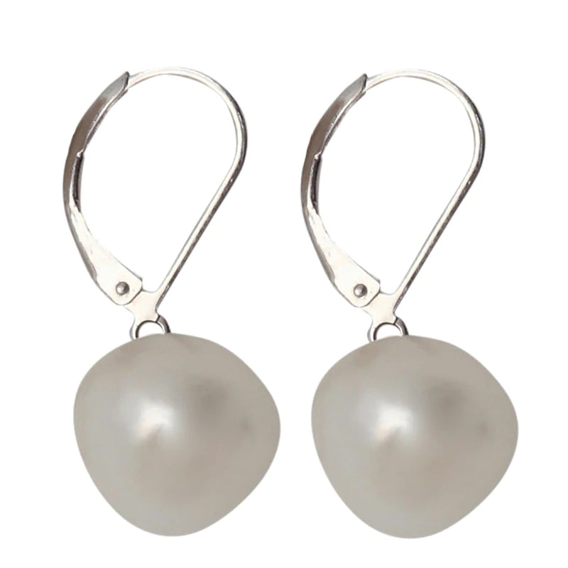 White Bam Bam Dangle Earring