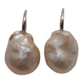 Wild Pearl Drop Earring (Pink/Silver)