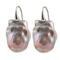 Wild Pearl Drop Earring (Champagne/Silver)