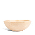 Montes Doggett + Ibolili Round Marble Bowl Creme - Large