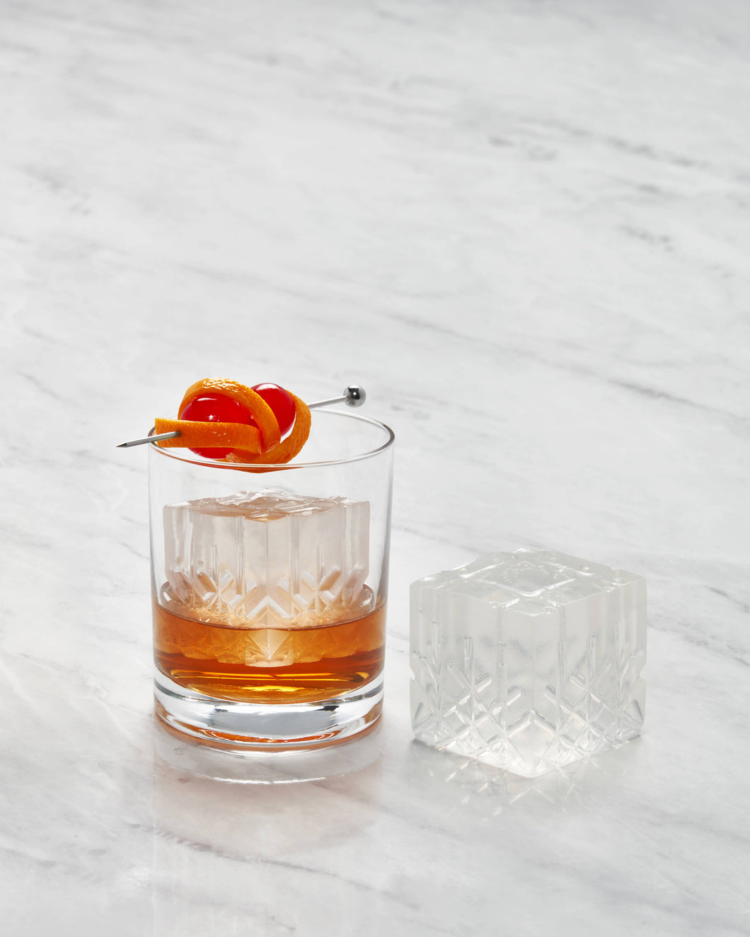 Cocktail Ice Tray, Crystal - Charcoal