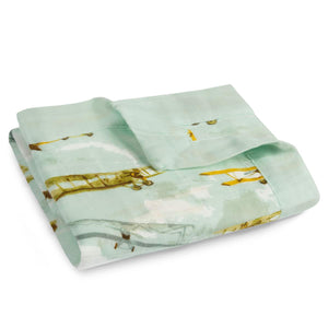 Milkbarn Mini Two-Layer Lovey Muslin Blanket - Various