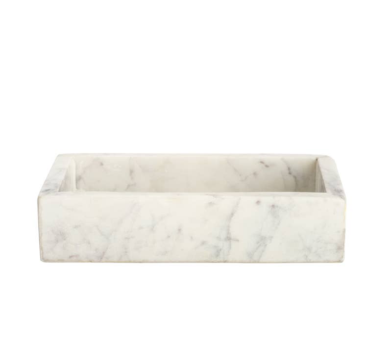 Lothantique Belle de Provence Marble Tray - White | Small