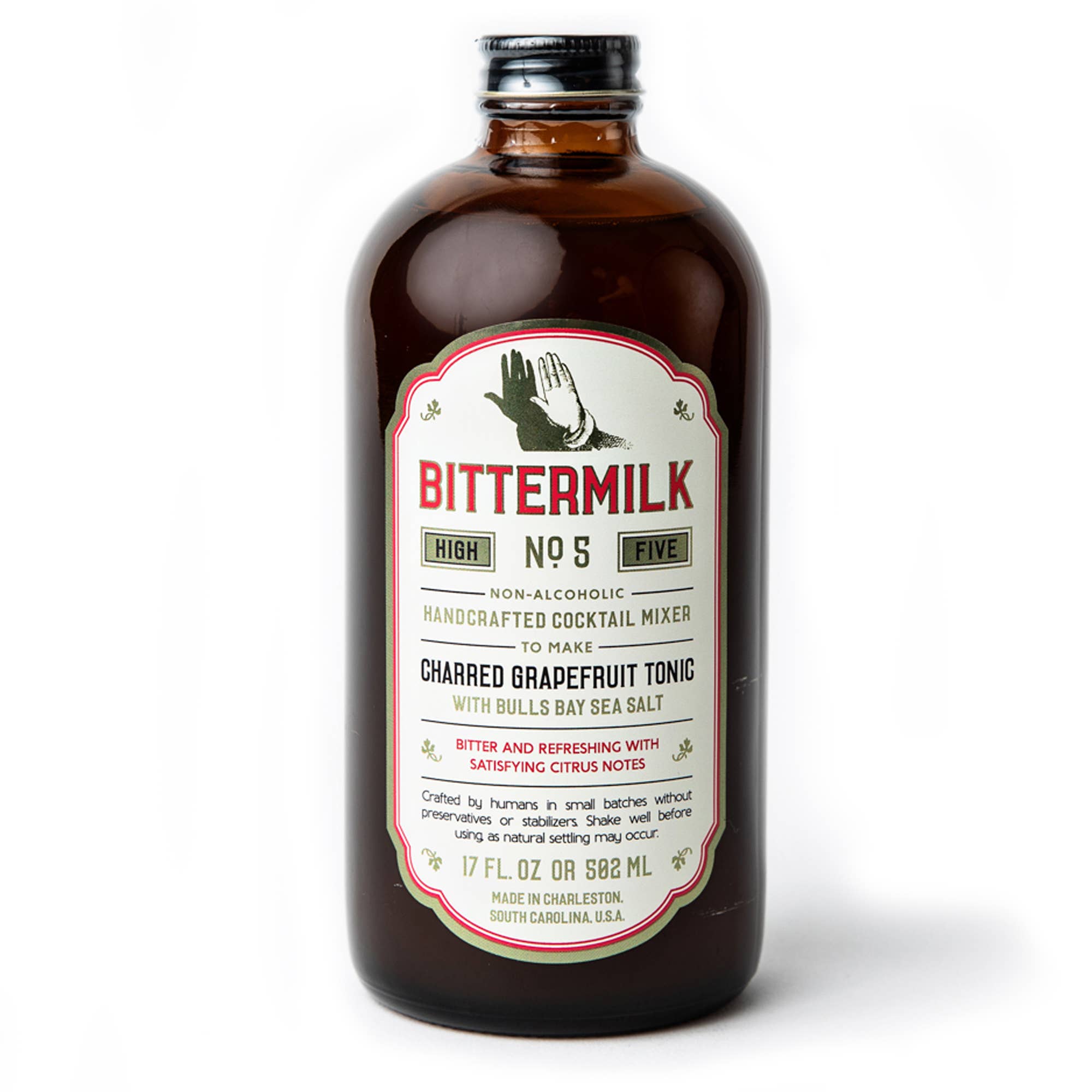 Bittermilk Bottling Co. - No.5 Charred Grapefruit Tonic with Bulls Bay Sea Salt