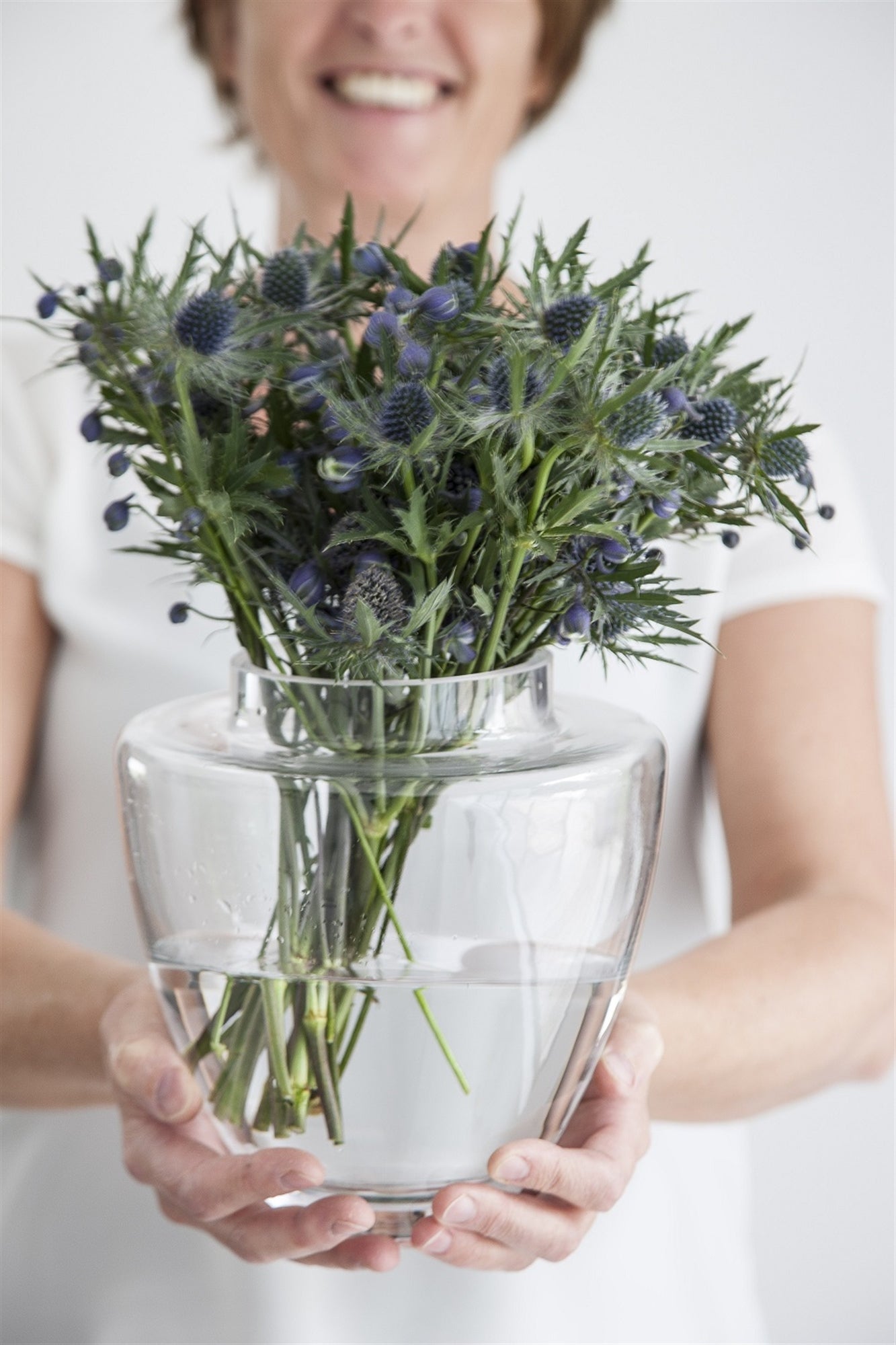Manhattan Glass Vase - Medium Wide