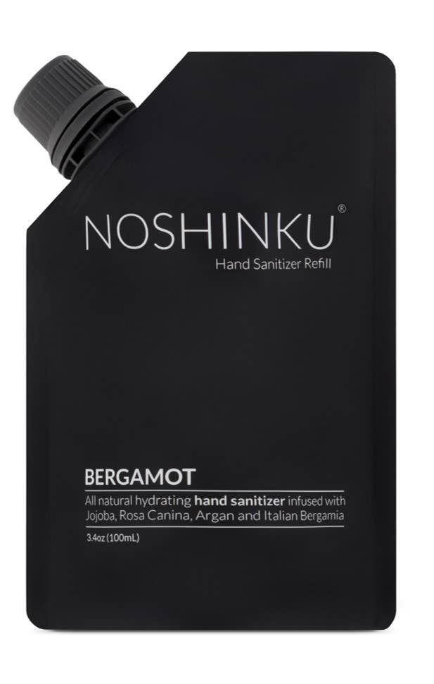 Bergamot & Cedar Organic Sanitizer - Mini Refill Pouch