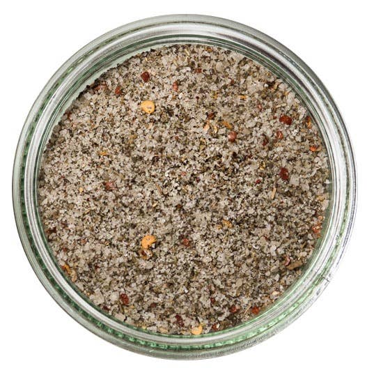 Sous Salt - Grey Salt Herb and Garlic Glass Jar: 4oz