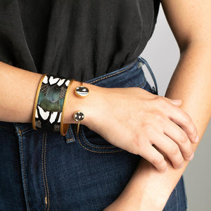 Brackish Bezel Cuff - Lilia
