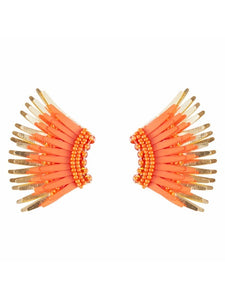 Mignonne Gavigan Mini Madeline Earrings - Neon Orange