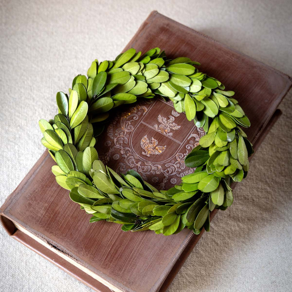 Mini Preserved Boxwood Wreaths