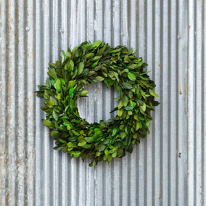 Gathered Laurel Wreath 16“