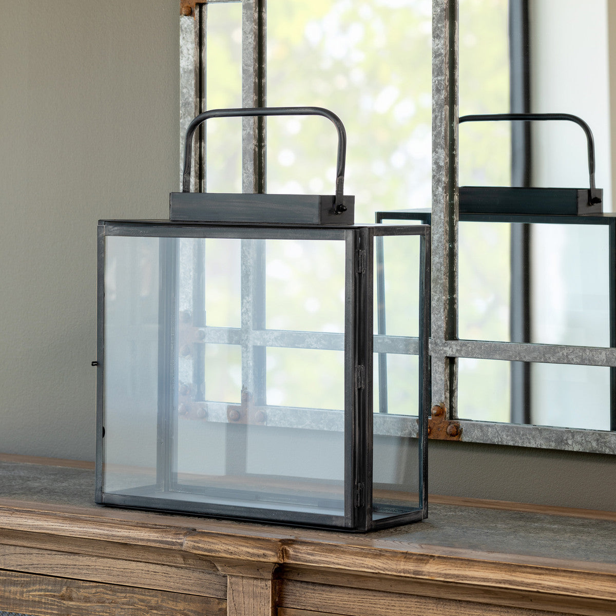 Maxwell Antique Black Lantern