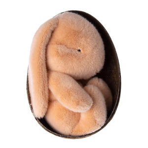 Maileg Plush Bunny in Egg - Lemon