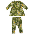 Milkbarn Bamboo and Organic Dress and Leggings Set