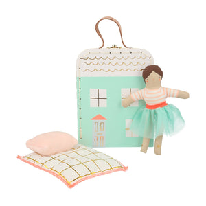 Meri Meri - Lila Mini Suitcase Doll