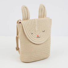 Load image into Gallery viewer, Meri Meri -  Raffia Bunny Backpack
