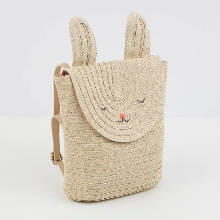 Meri Meri -  Raffia Bunny Backpack