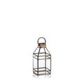 Medici Antique Brass Lantern - Small