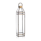Medici Antique Brass Lantern - Large