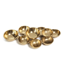 Load image into Gallery viewer, Small Cluster - 9 Serving Bowls - Dark Gold
