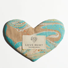 Load image into Gallery viewer, Love Mert - Marbled Eye Love Pillow - Lake
