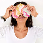 Love Mert - Marbled Eye Love Pillow - Electric