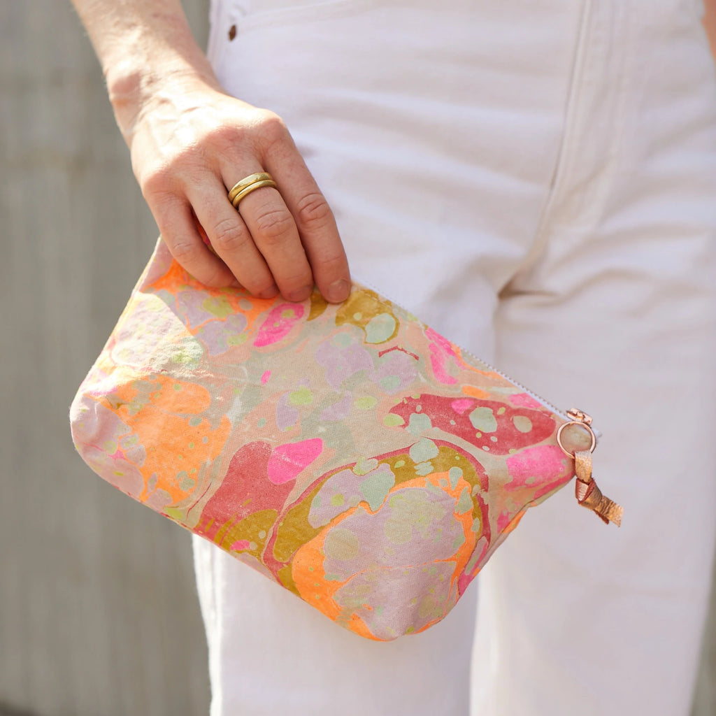 Love Mert - Astral Marbled Pouch Small - Garden Party