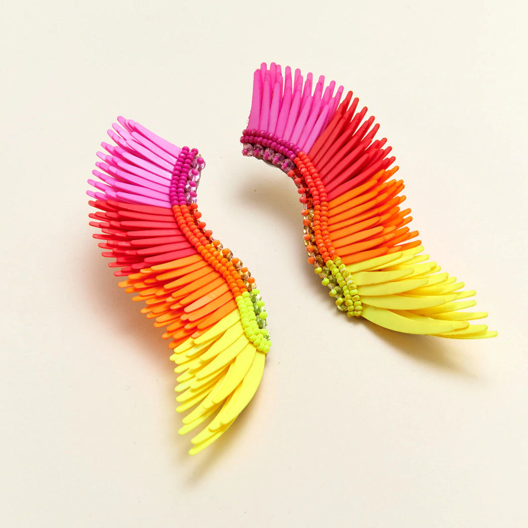 Mignonne Gavigan Madeline Earrings - Pink Yellow