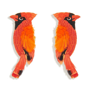 Mignonne Gavigan Cardinal Earrings - Red