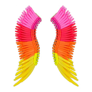 Mignonne Gavigan Madeline Earrings - Pink Yellow