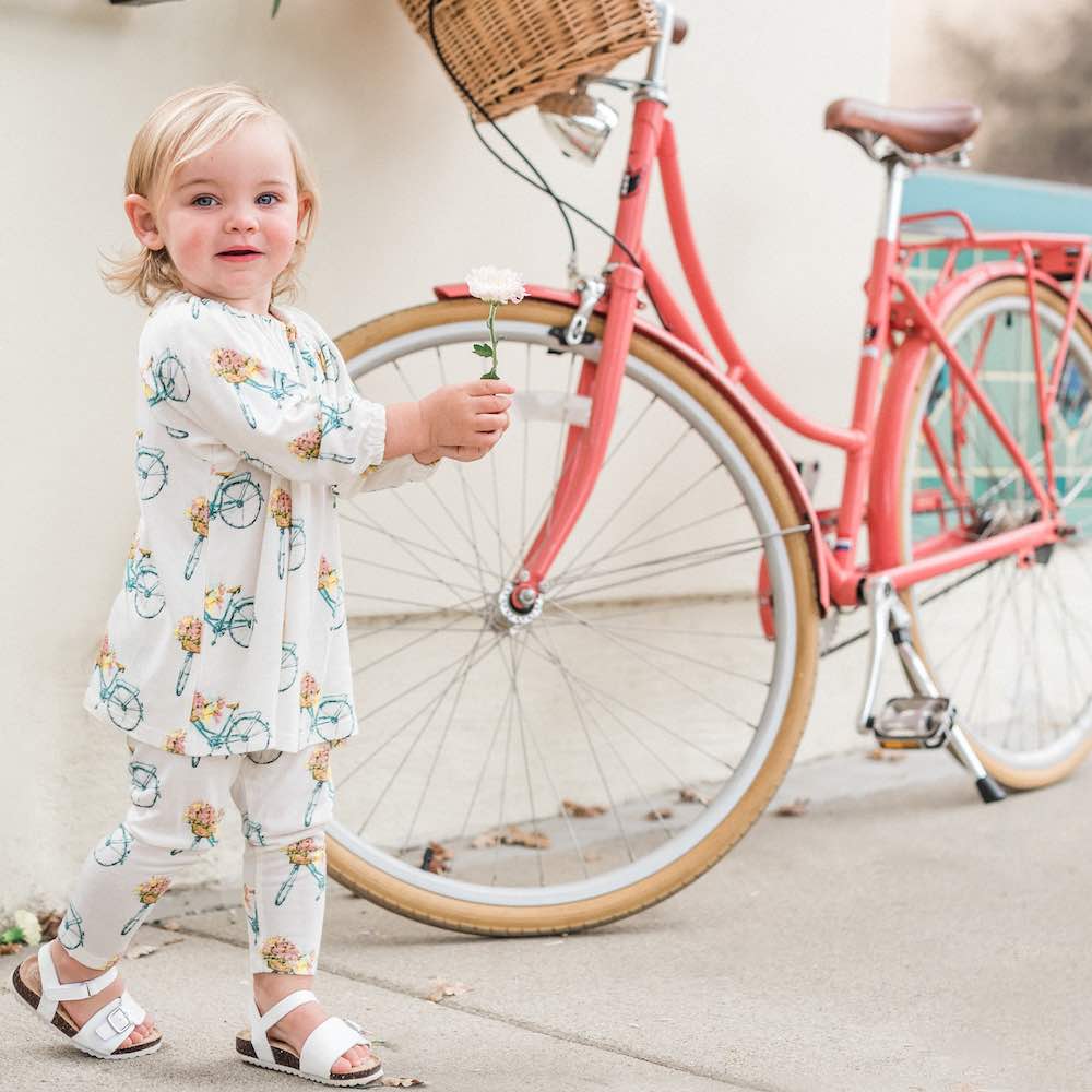 Milkbarn Organic Cotton Muslin and Bamboo Dress + Leggings Set - Various