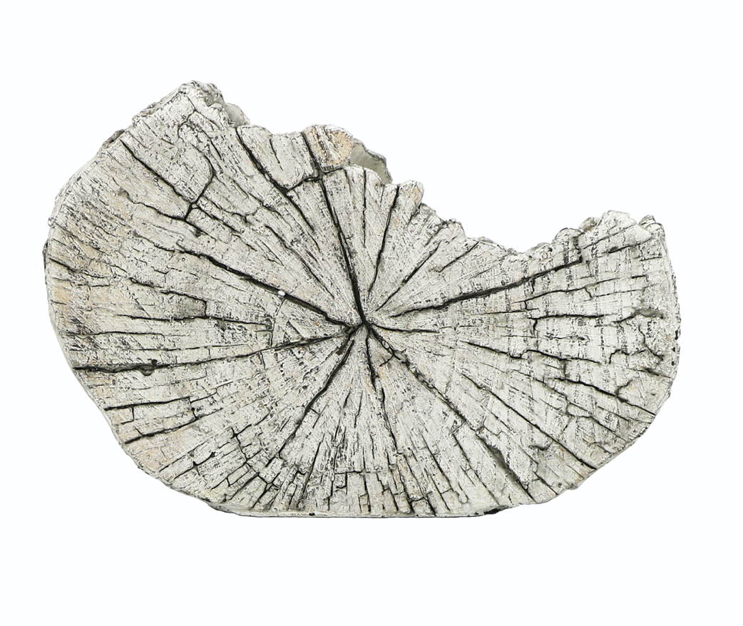 Faux Bois Slice Planter