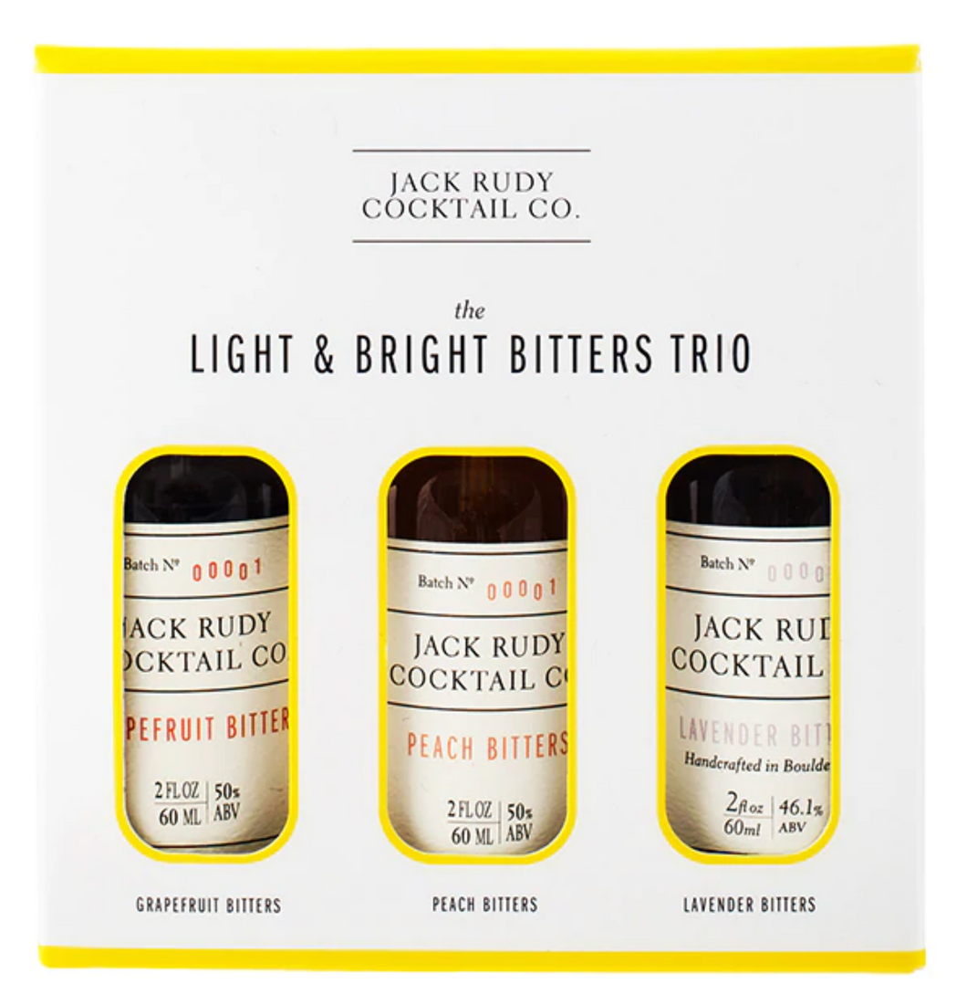 Jack Rudy Light & Bright Bitters Trio