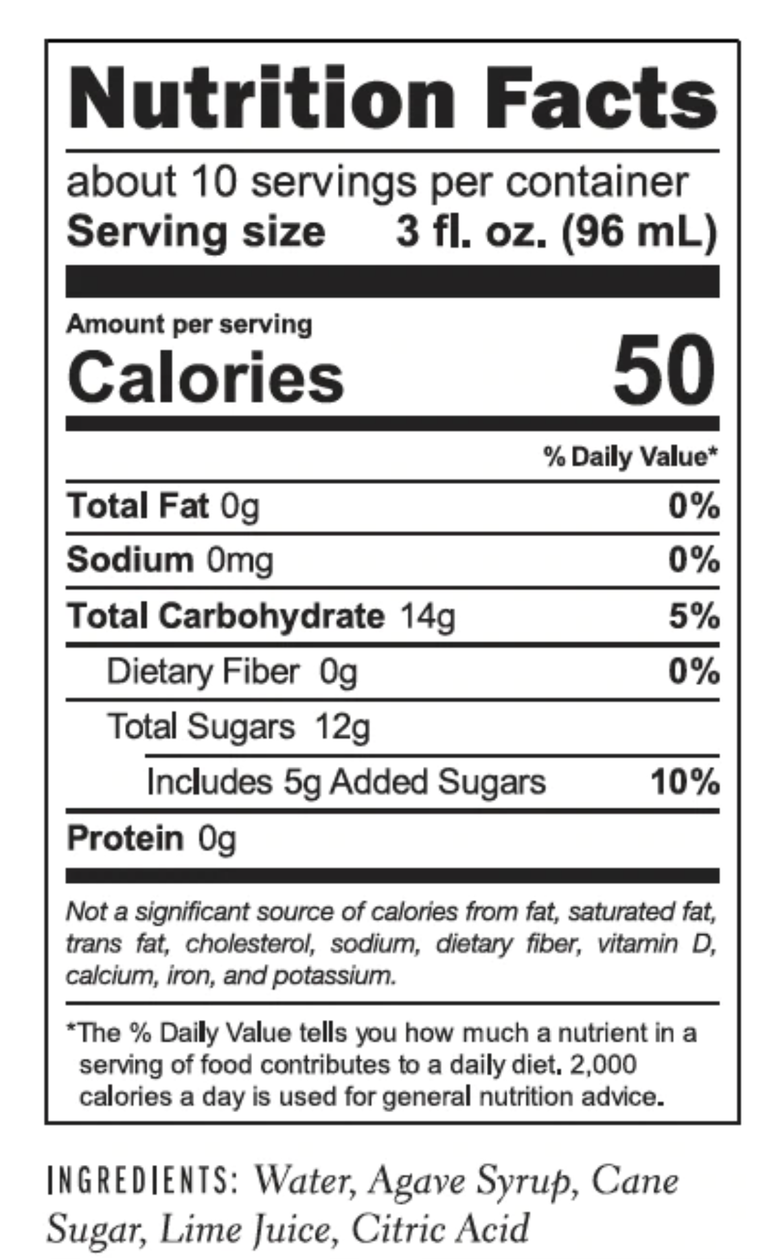 Jack Rudy Margarita Mix