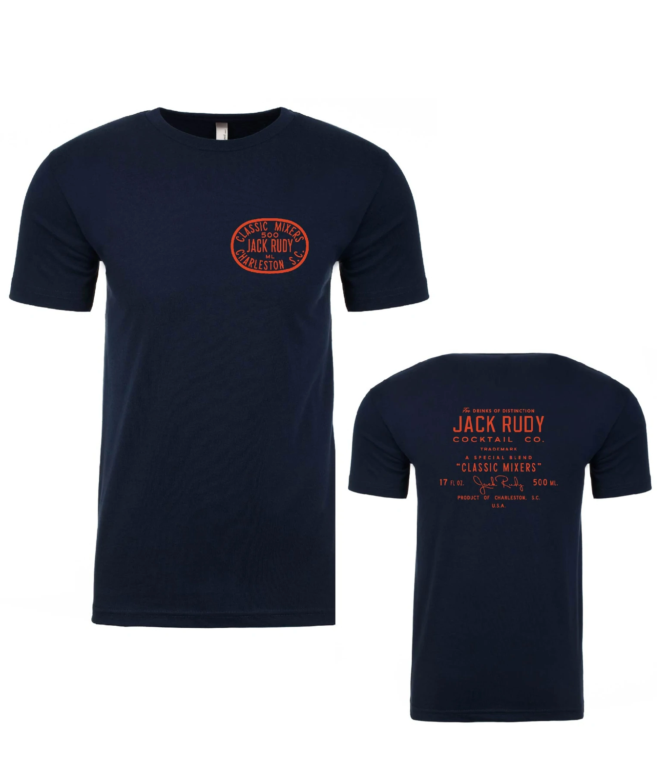 Jack Rudy Navy Patch T-Shirt