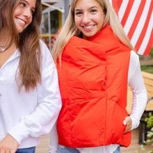 Load image into Gallery viewer, Pretty Rugged Waterproof Pretty Puffer Vest - Red
