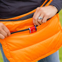 Load image into Gallery viewer, Pretty Rugged Puffer Bag - Orange
