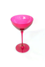 Load image into Gallery viewer, Estelle Colored Glass Martini - Viva Magenta
