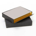 Wms&Co. - Notecard/Envelope Set: Greige with Gold edges: Notecards