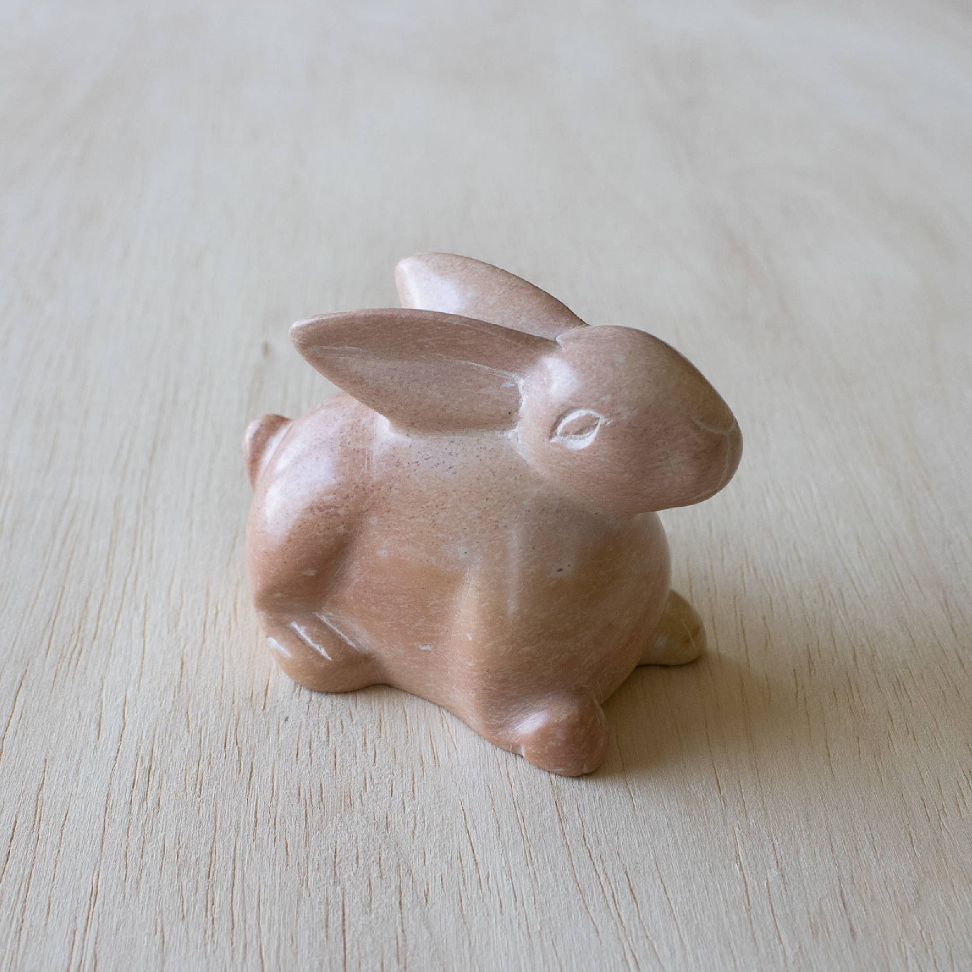 Soapstone Hand-Carved Bunny Resting